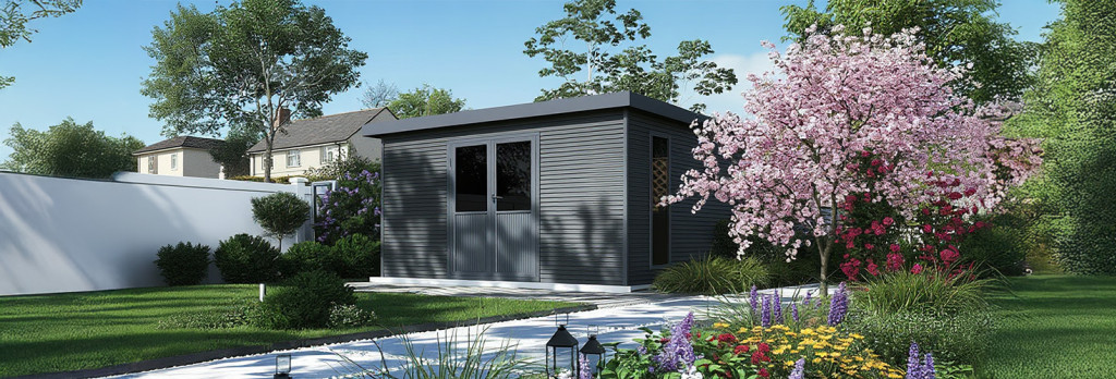 Quel est le prix d'un abri de jardin en bois composite ?